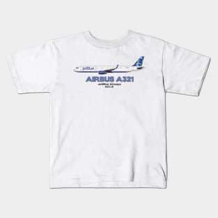 Airbus A321 - JetBlue Airways Kids T-Shirt